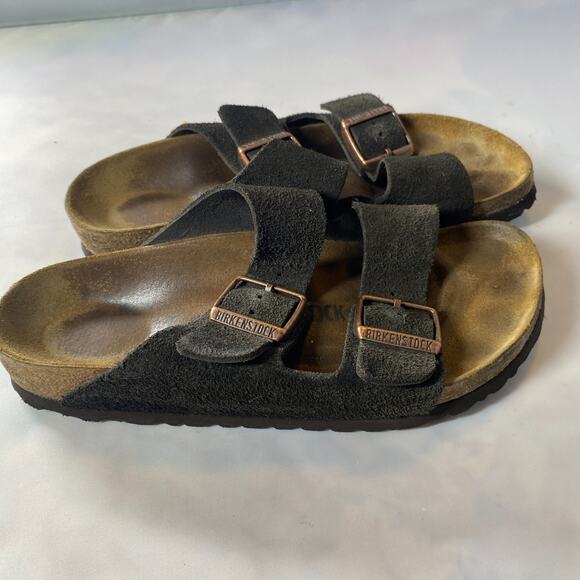 Birkenstock Arizona Brown Suede Mocha 38 EU 7-7.5 US, Wn - Picture 1 of 4